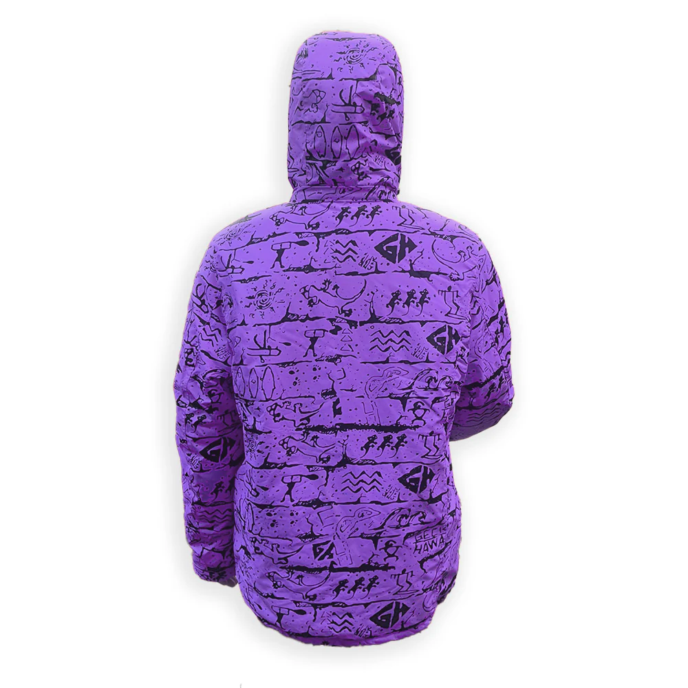 1980's Neon Purple Retro Jacket - Image 4