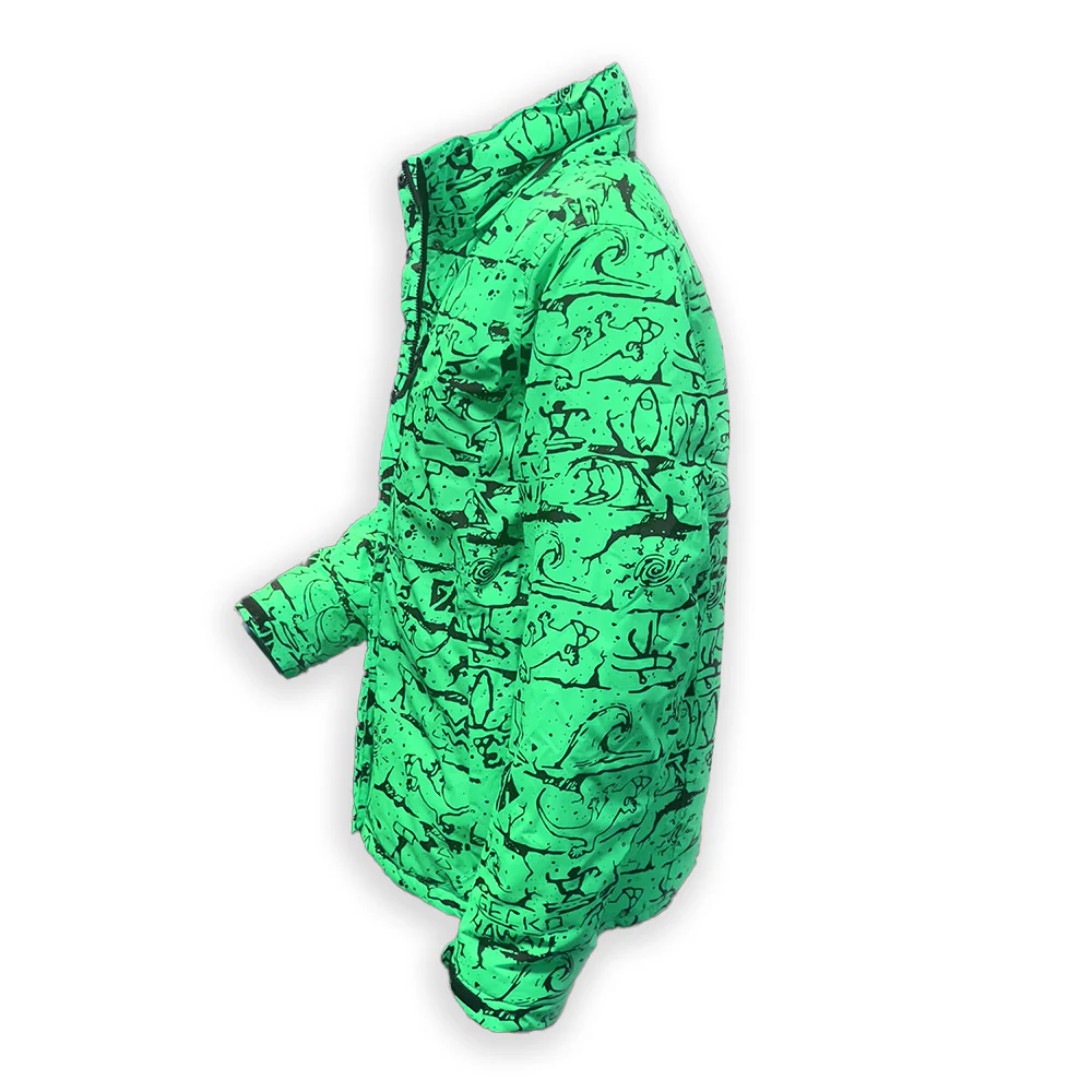 1980's Retro Jacket - Screamin' Neon Green - Image 8
