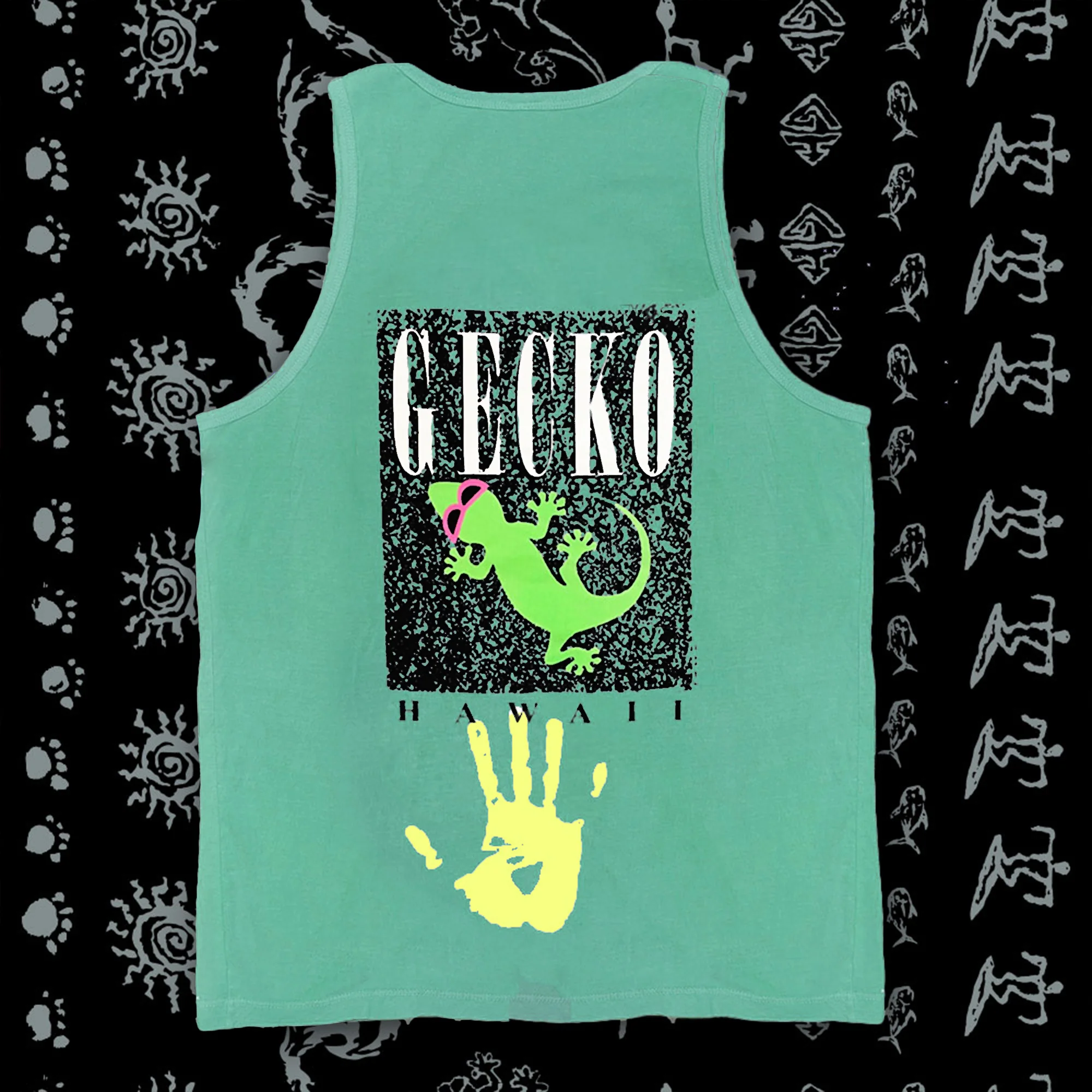 1987 Gecko Marble Hypertank Green to Yellow