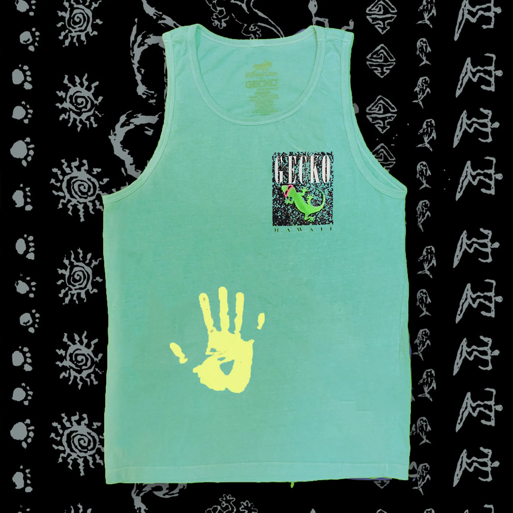 1987 Gecko Marble Hypertank Green to Yellow - Image 2