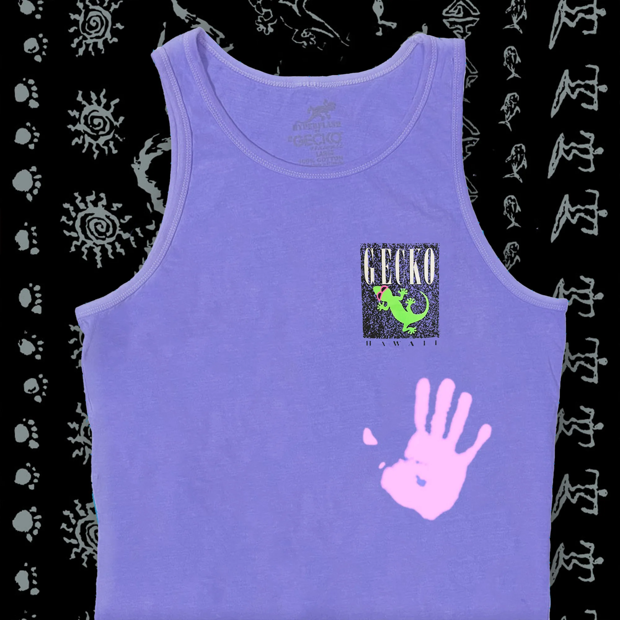 1987 Gecko Marble HYPERTANK - Purple-to-Pink - Image 2