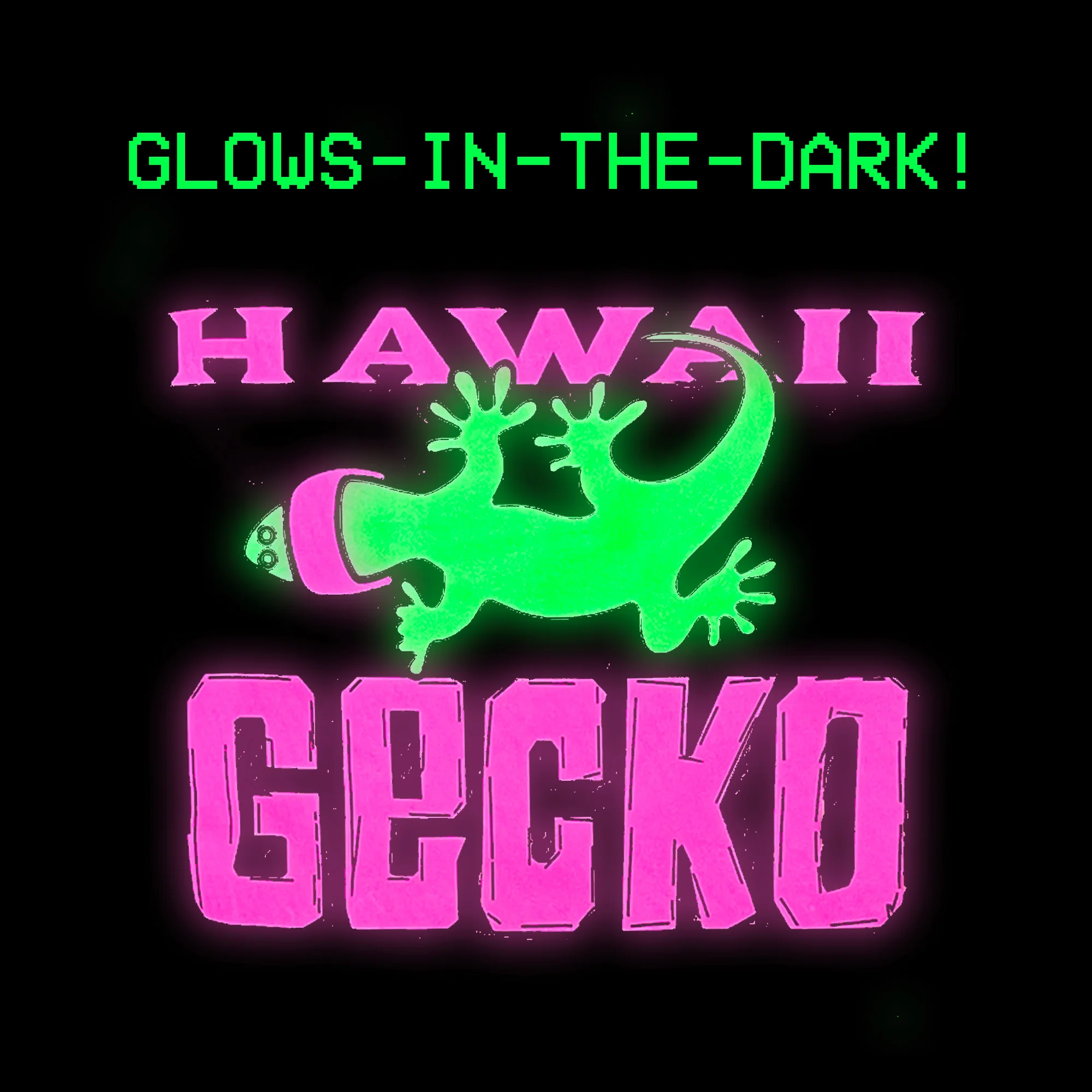 1988 Gecko Bootleg - 1980's Neon Yellow Tee - Image 3