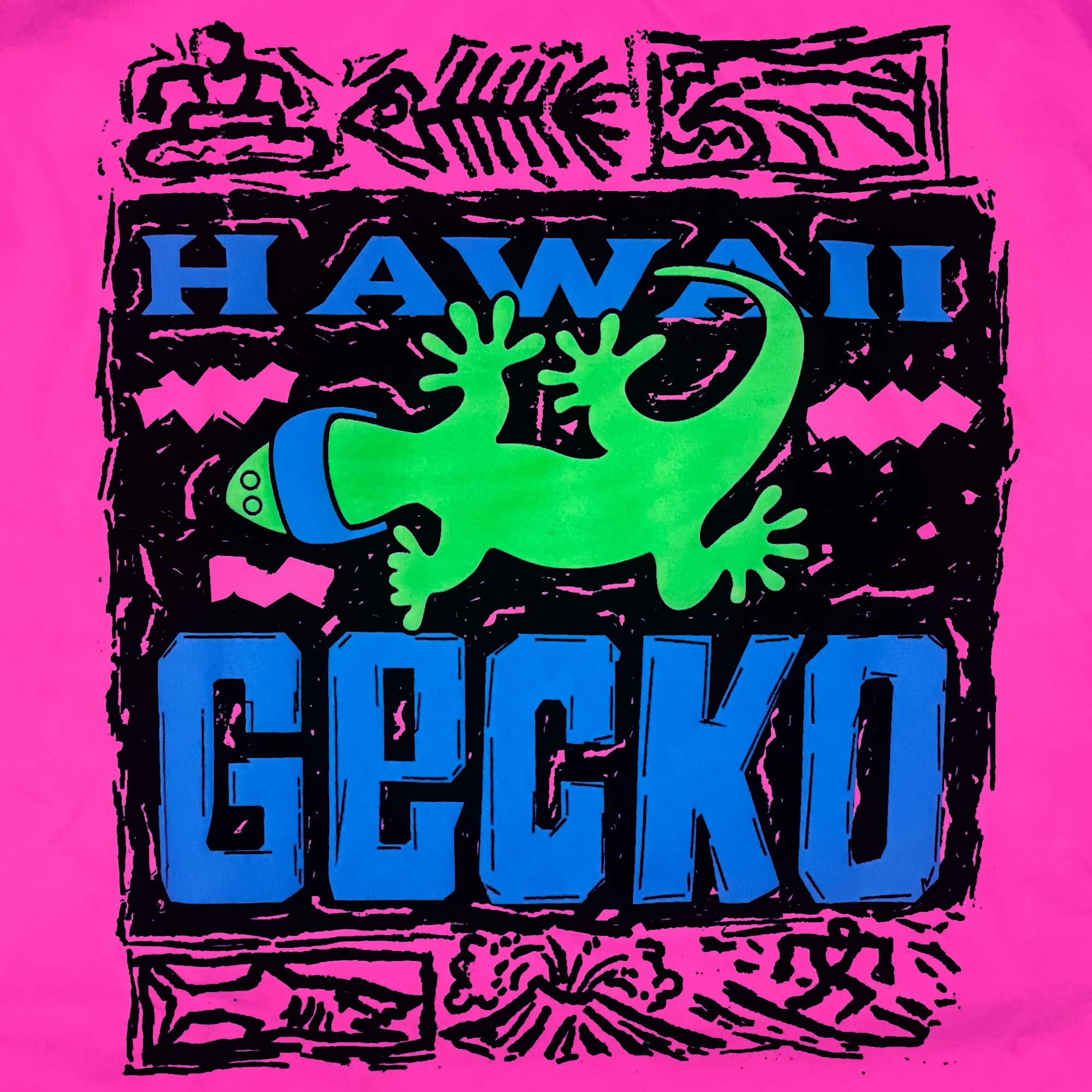 1988 Gecko Bootleg - Hot Pink Neon Tee - Image 6