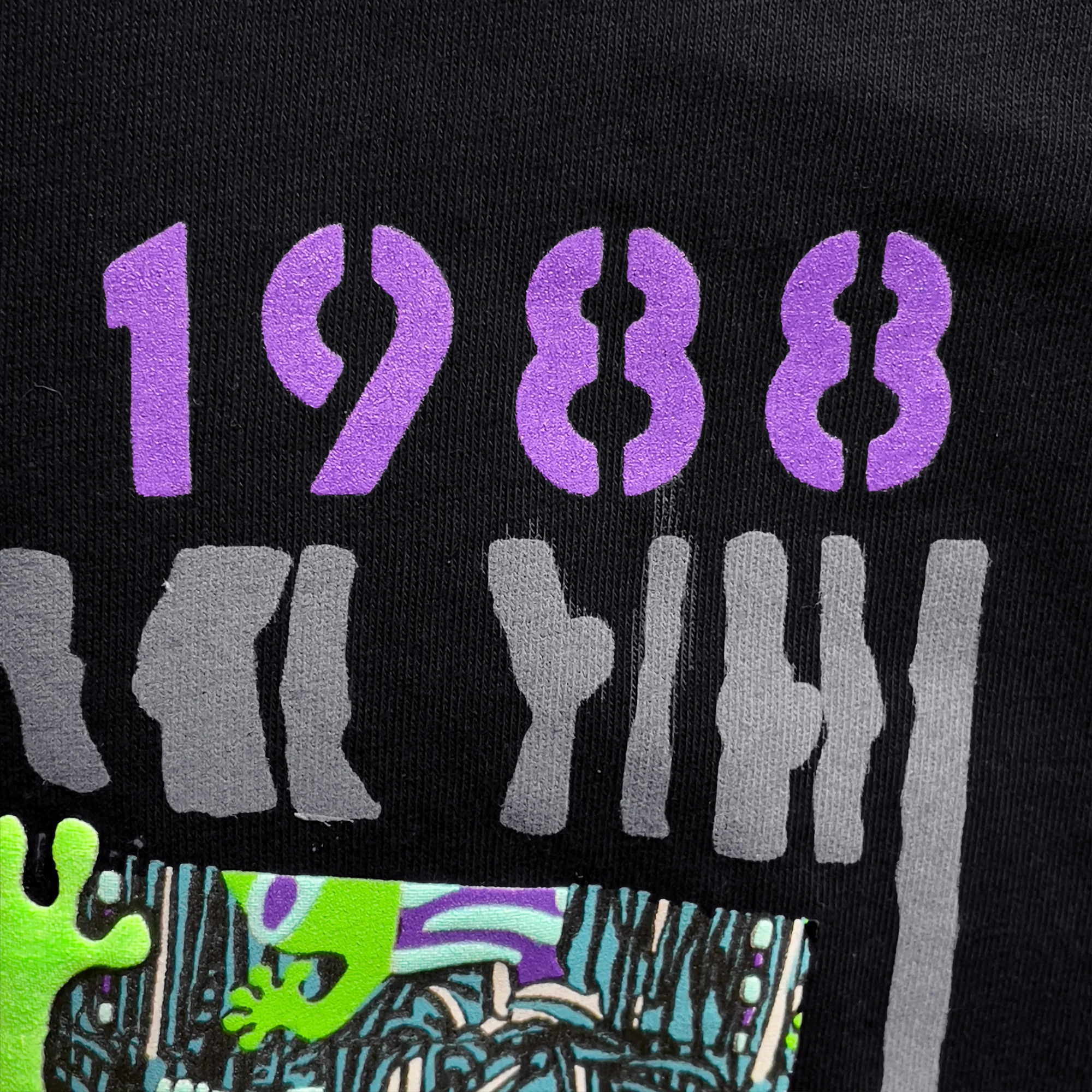 1988 Gecko Snapshot - Jade/Purple Black Tee - Image 7