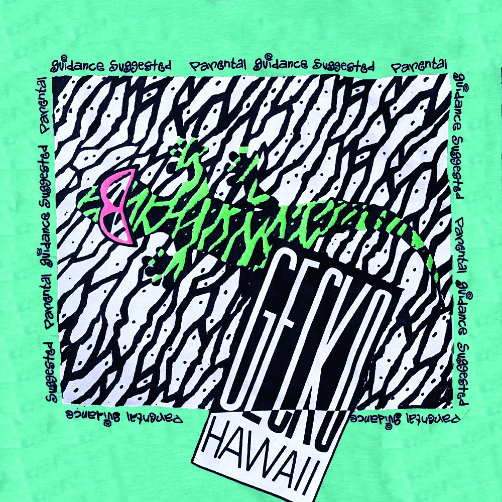 1990 Gecko PG -  Neon Green HoodTEE - Image 3