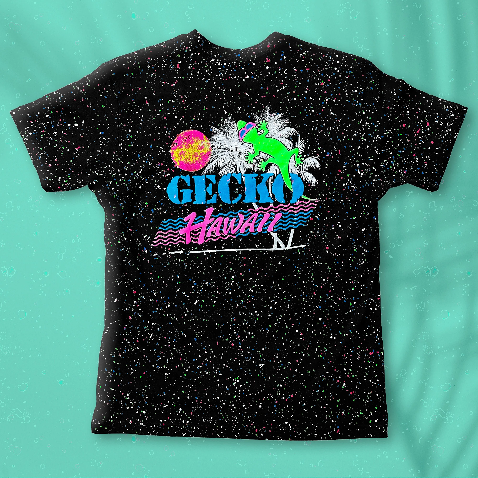 1986 Souvenir Palm - Glow In The Dark Retro Splatter Limited Edition - Image 8