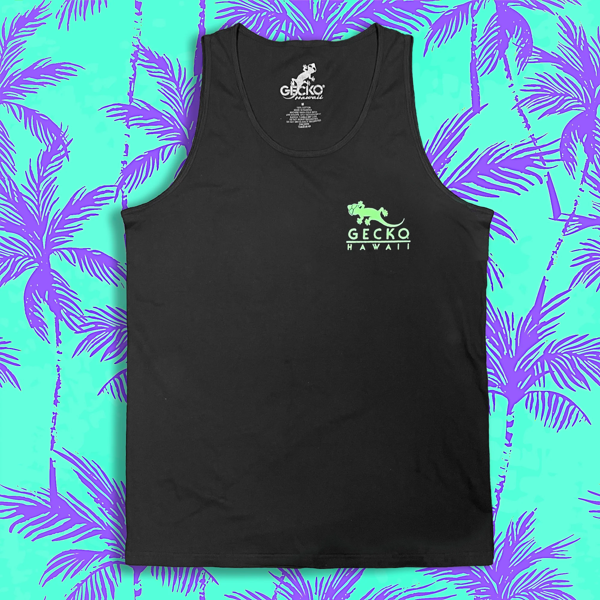 Camp Gecko '89 - Classic Black Tank - Image 4