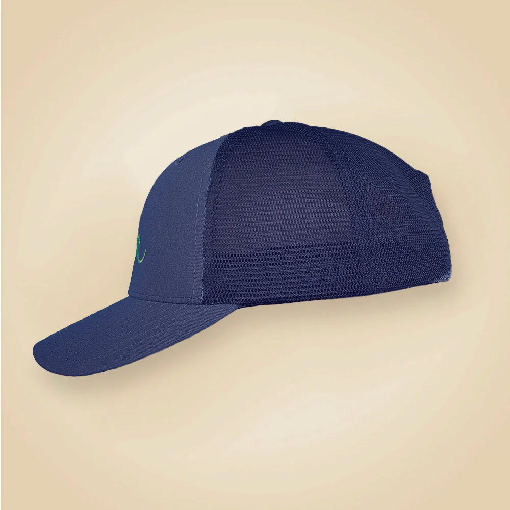 Gecko Flexfit Snapback Trucker Hat Navy - Image 3