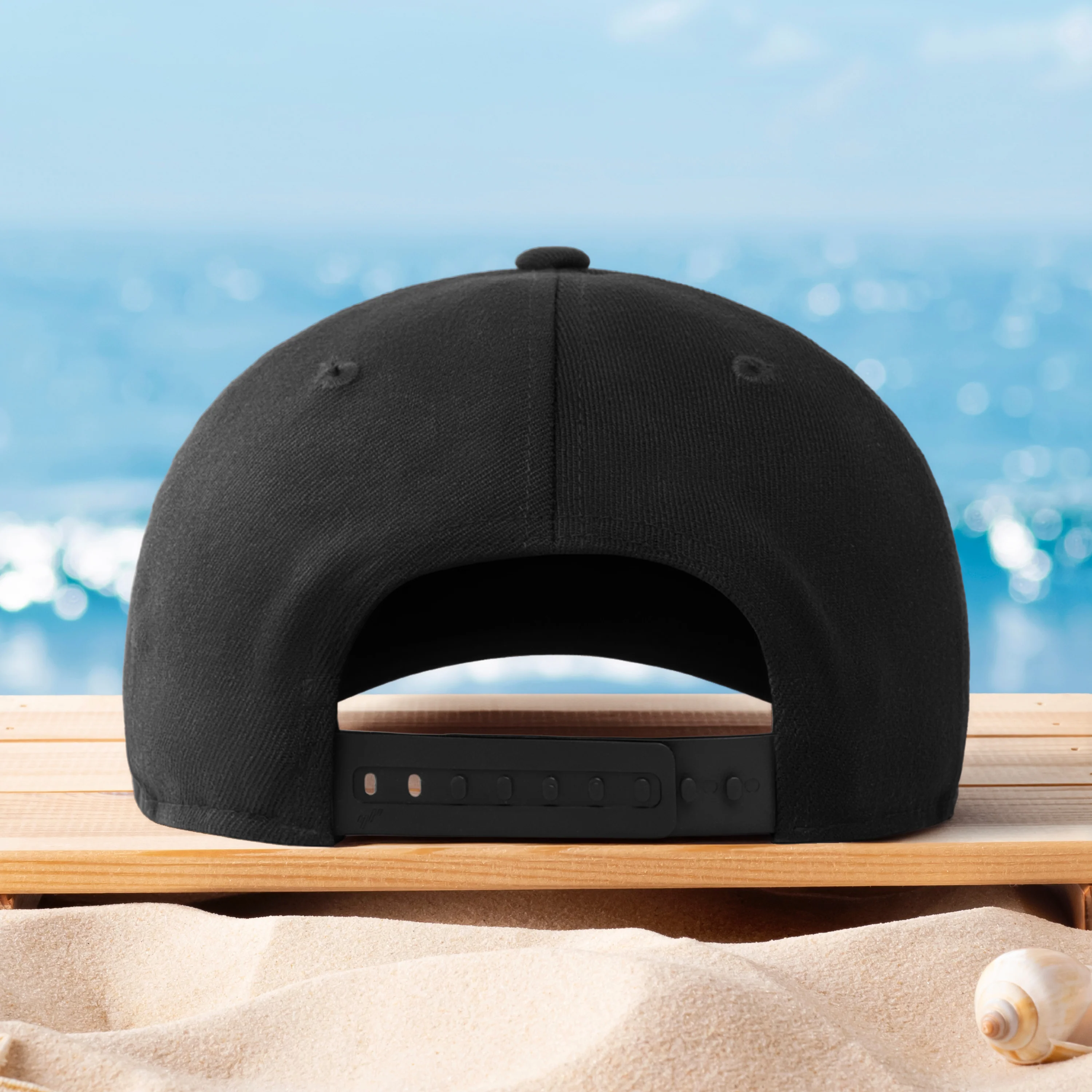 Gecko Hawaii Black Flexfit 110 Hat - Image 2