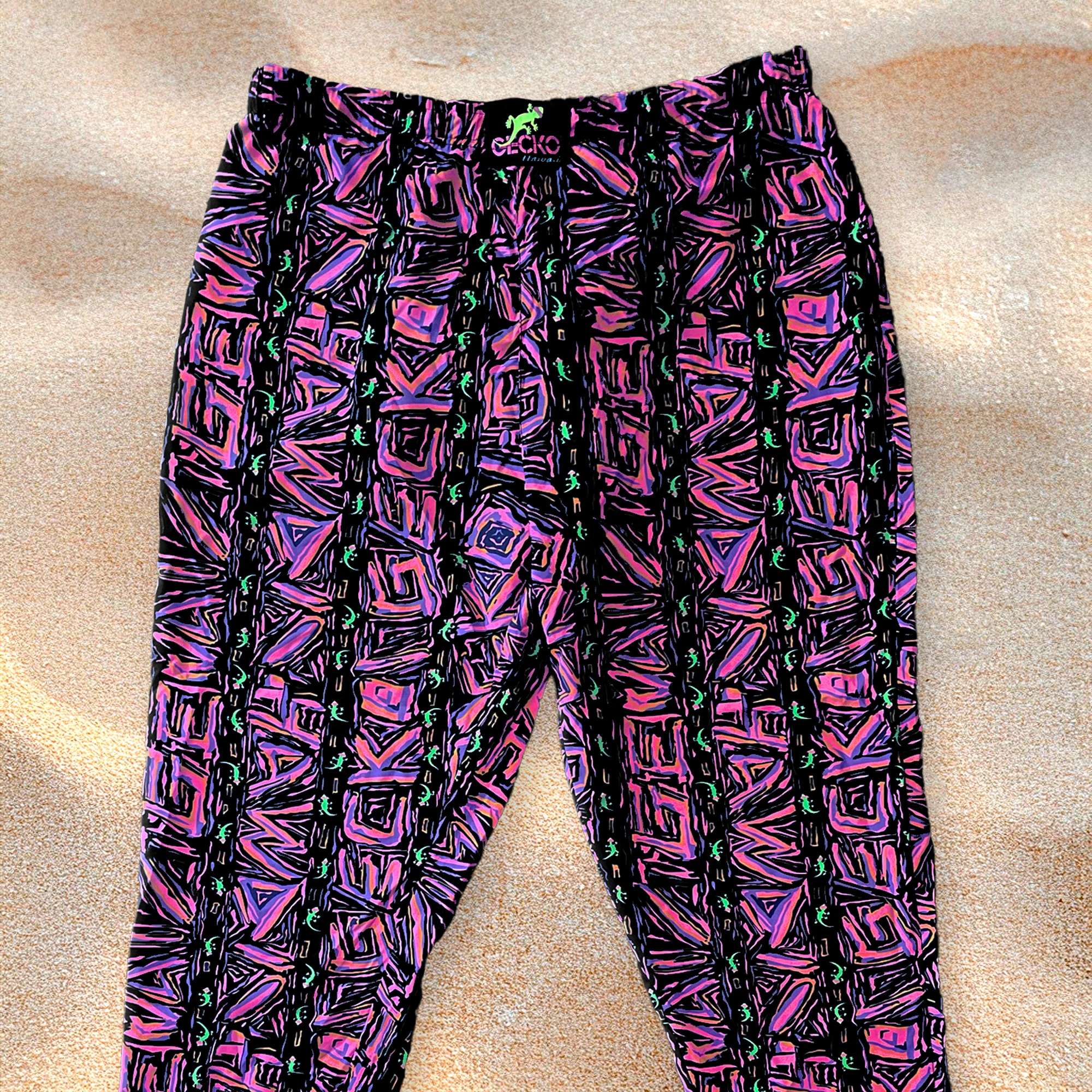 Gecko Volcanic Multi Stripe Beach Pants - Image 4