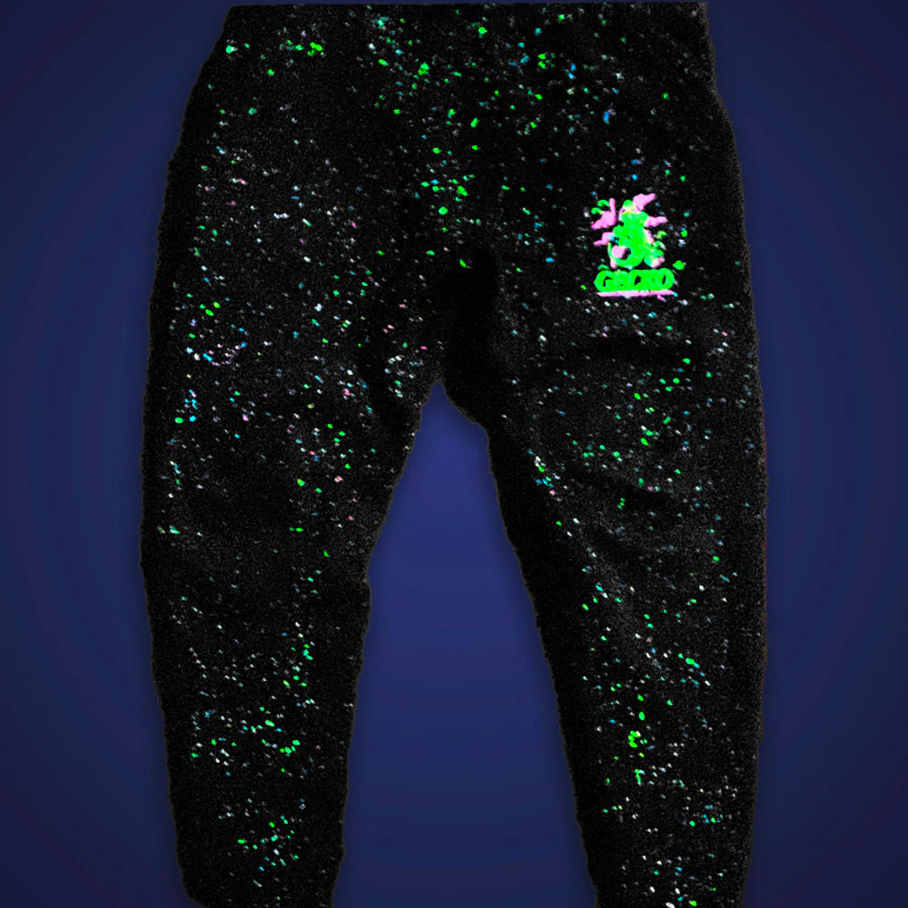 Glow-In-The-Dark SPLATTER Space Gecko Joggers - Image 2