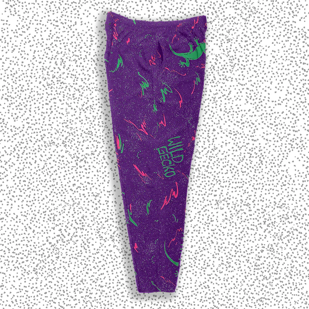 Iconic 1988 Wild Gecko Multiverse Beach Pants - Purple - Image 3