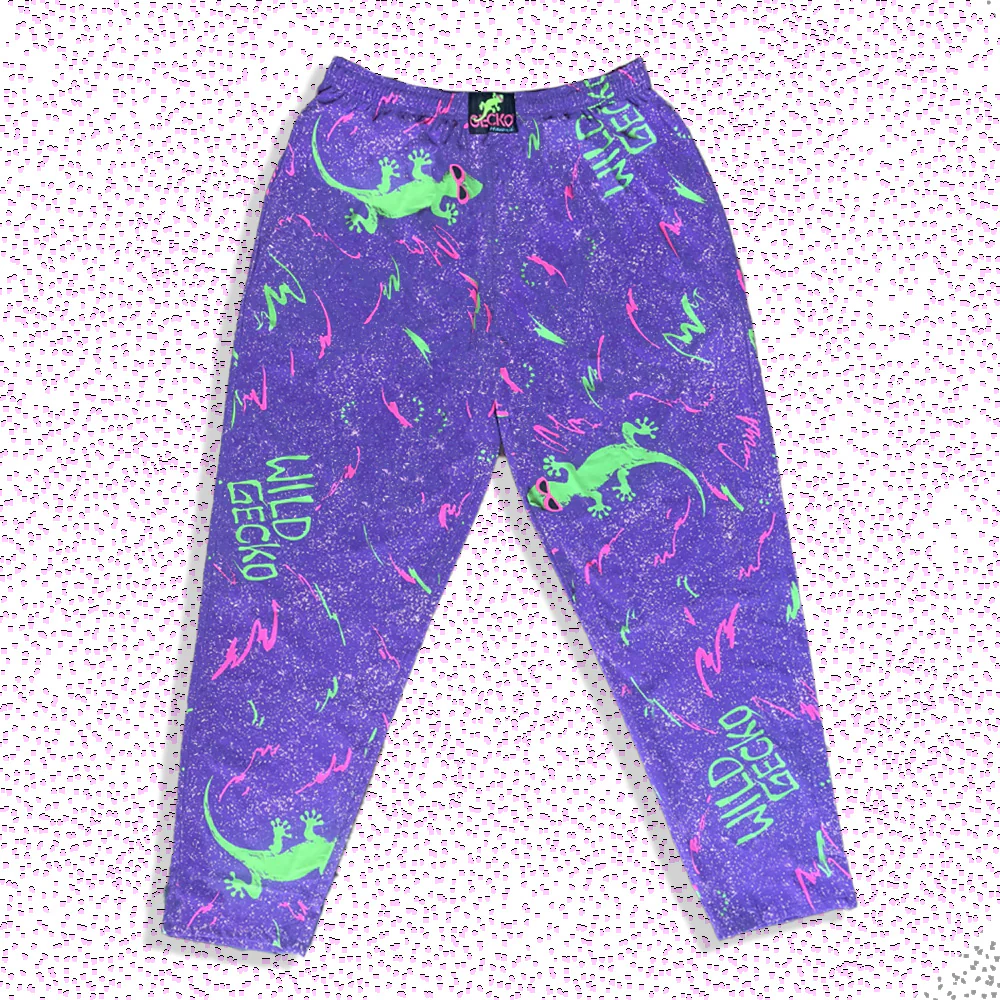 Iconic 1988 Wild Gecko Multiverse Beach Pants - Purple - Image 4