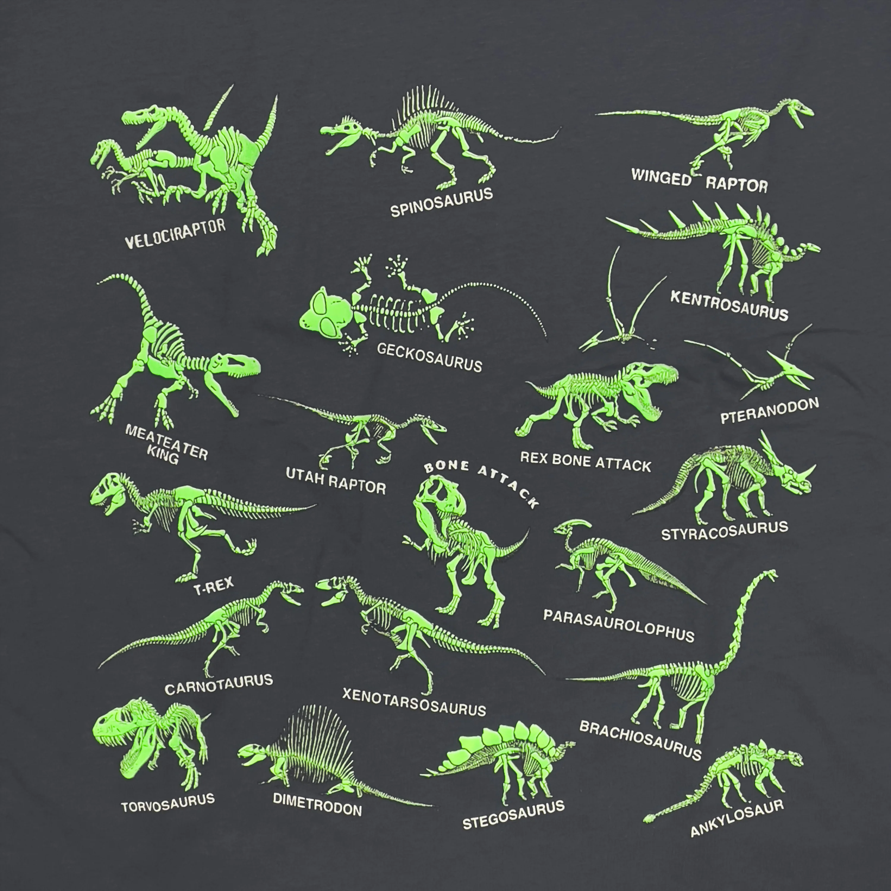 KIDS - '93 Dino Pack X Gecko Fossil Grey Tee - Image 4