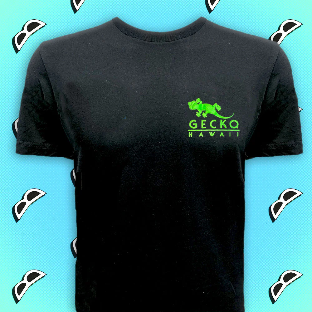 Maximum Gecko - Black Tee - Image 2
