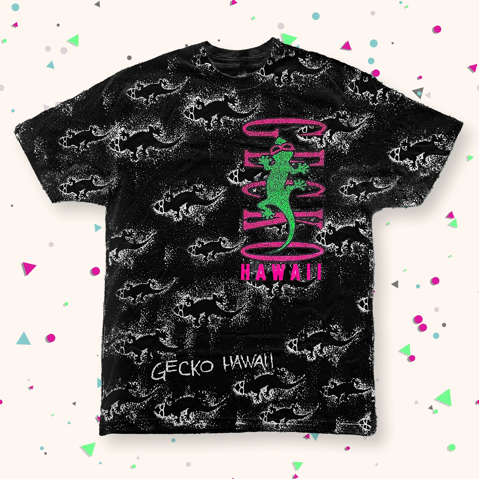 Original Gecko Black Shadow All-Over Tee - Image 5