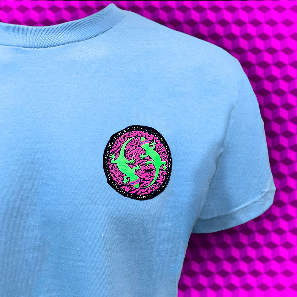 Original Party Animal: 1980's Soft Blue Tee - Image 2