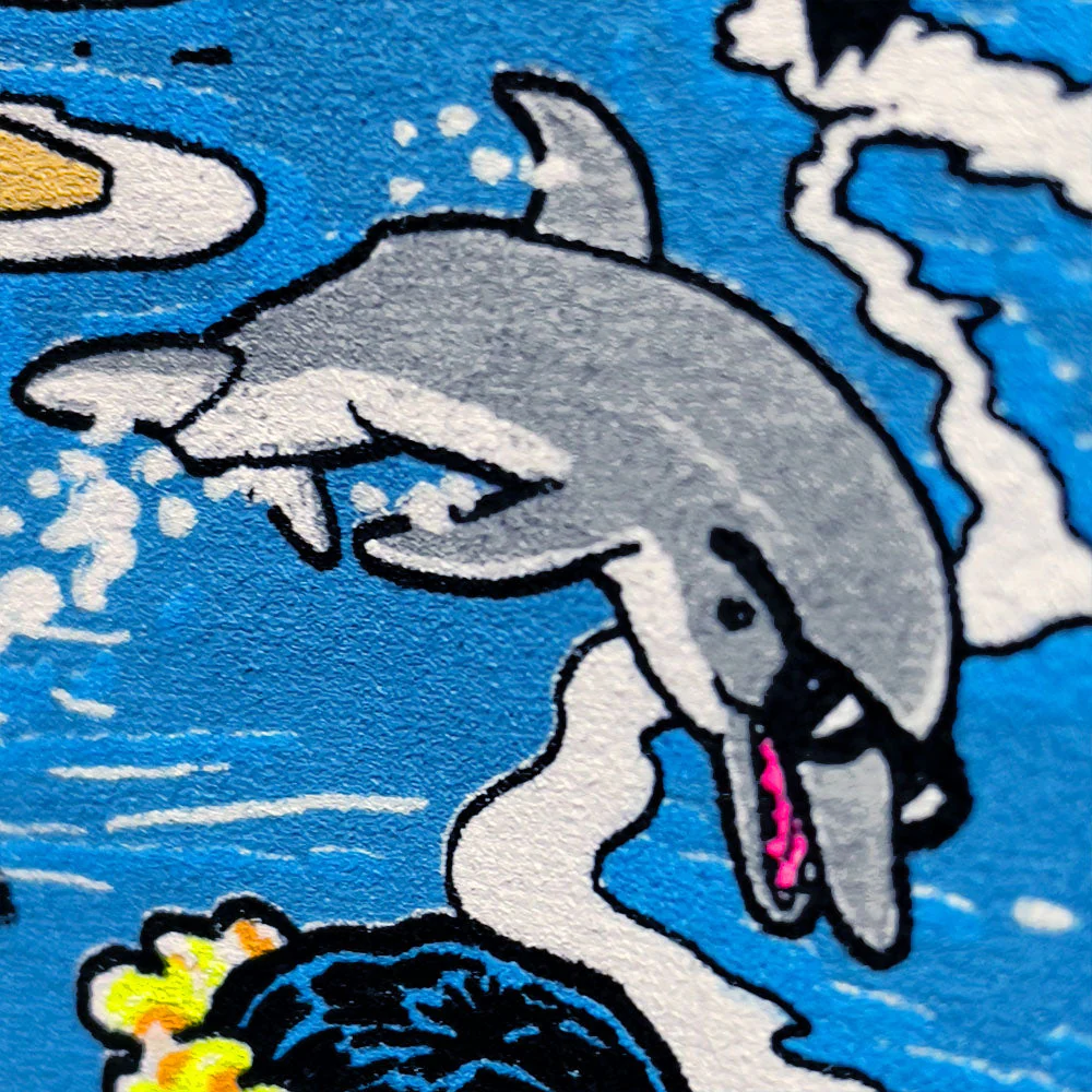 Original Party Animal: 1980's Soft Blue Tee - Image 8