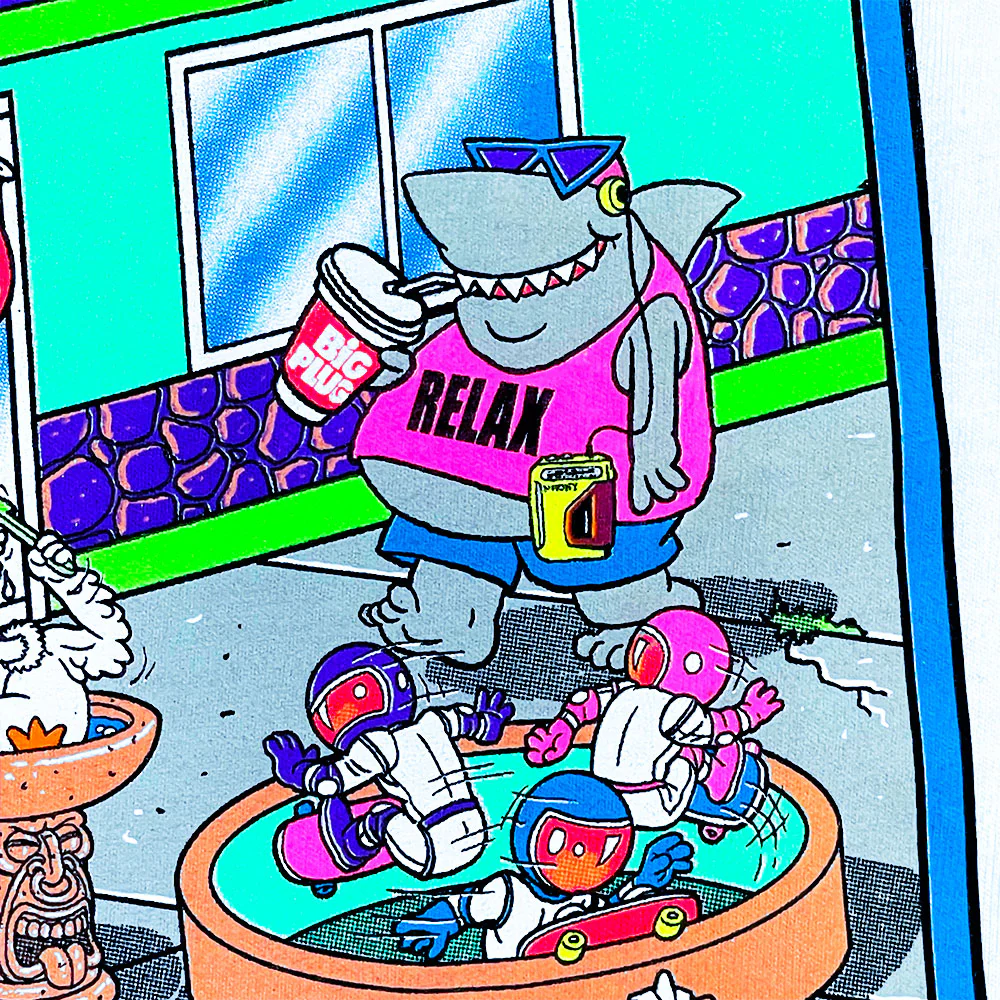 Pop-Up Pool Party - SECRET Purple (Single Stitch) - Image 6