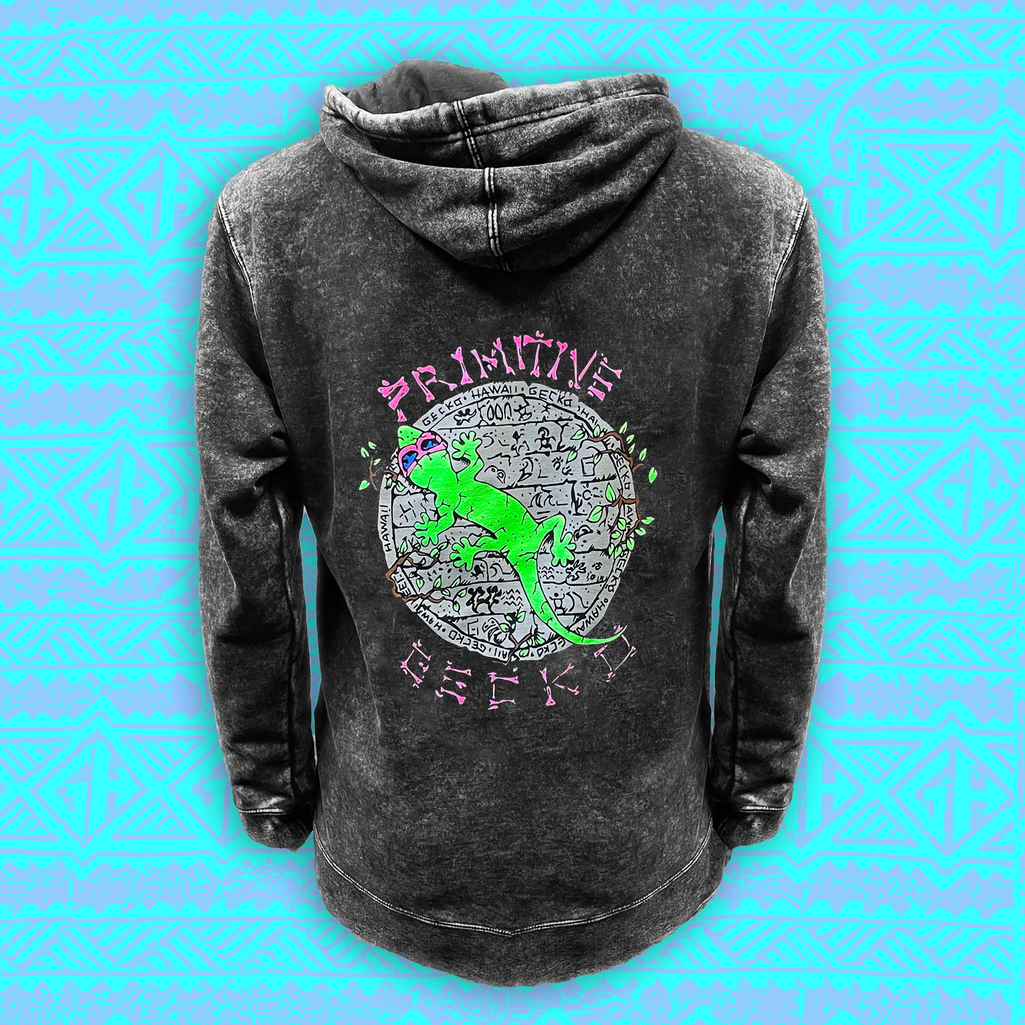 Primitive Gecko Stone Acid Premium Hoodie - Image 3