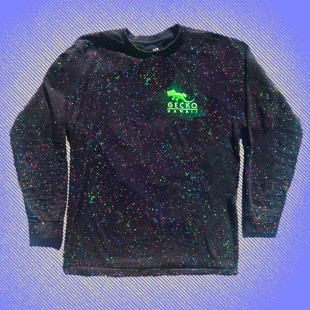 Secret Glow In The Dark Splatter 1988 Gecko Blends - Image 4