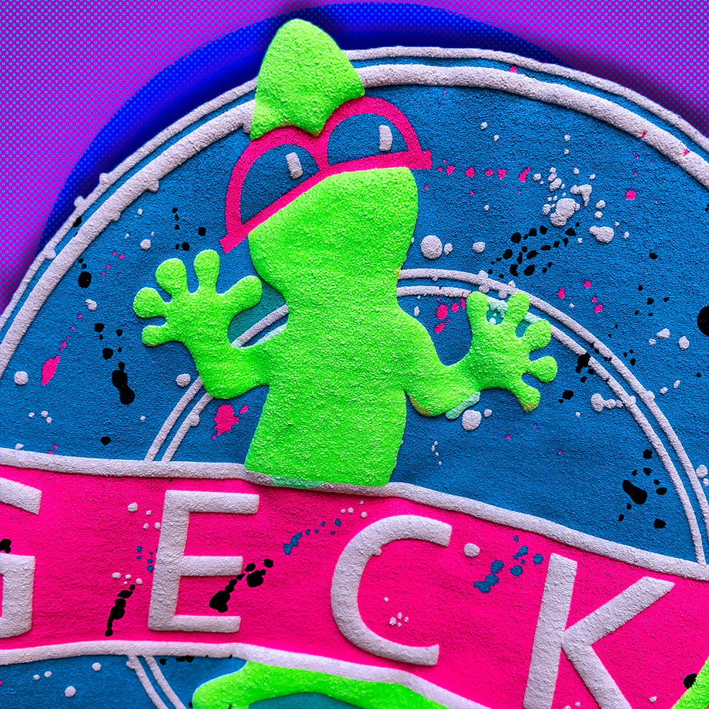 Vinyl Gecko: HYPERFLASH Blue-to-White - Image 5